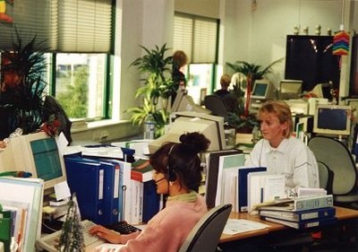 1992 - Call center begin jaren 90